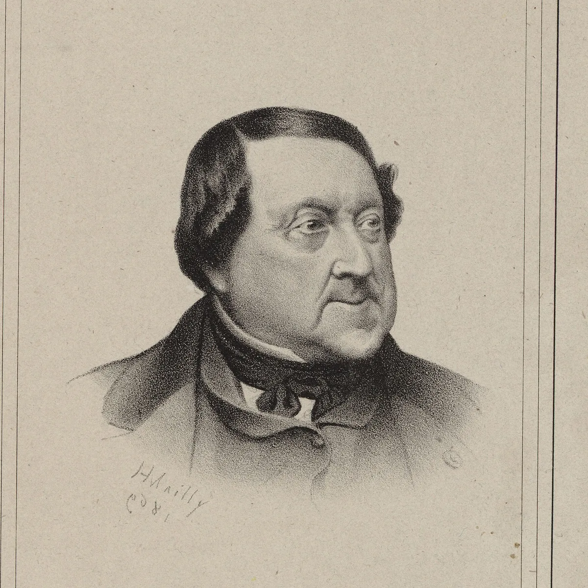Portrait of Gioachino Rossini