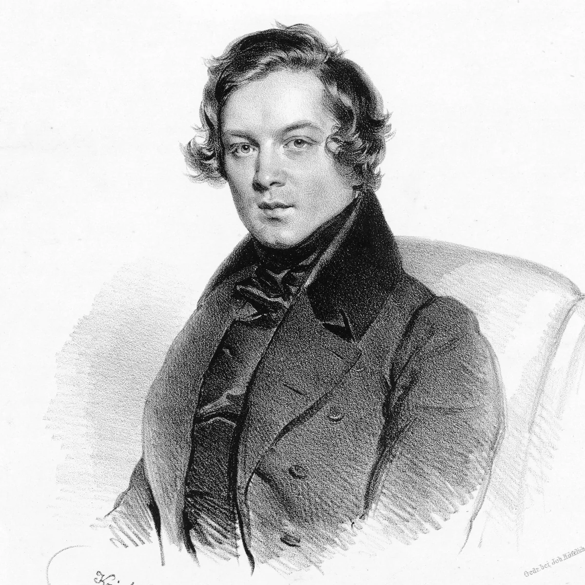 Portrait of Robert Schumann